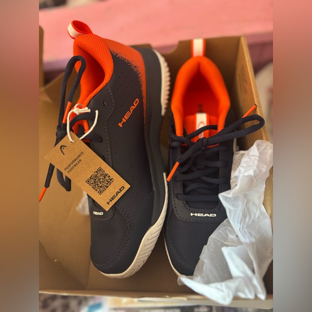 HEAD Black and Orange Sneakers JUNIORS BRAND NEW WITH TAGS
